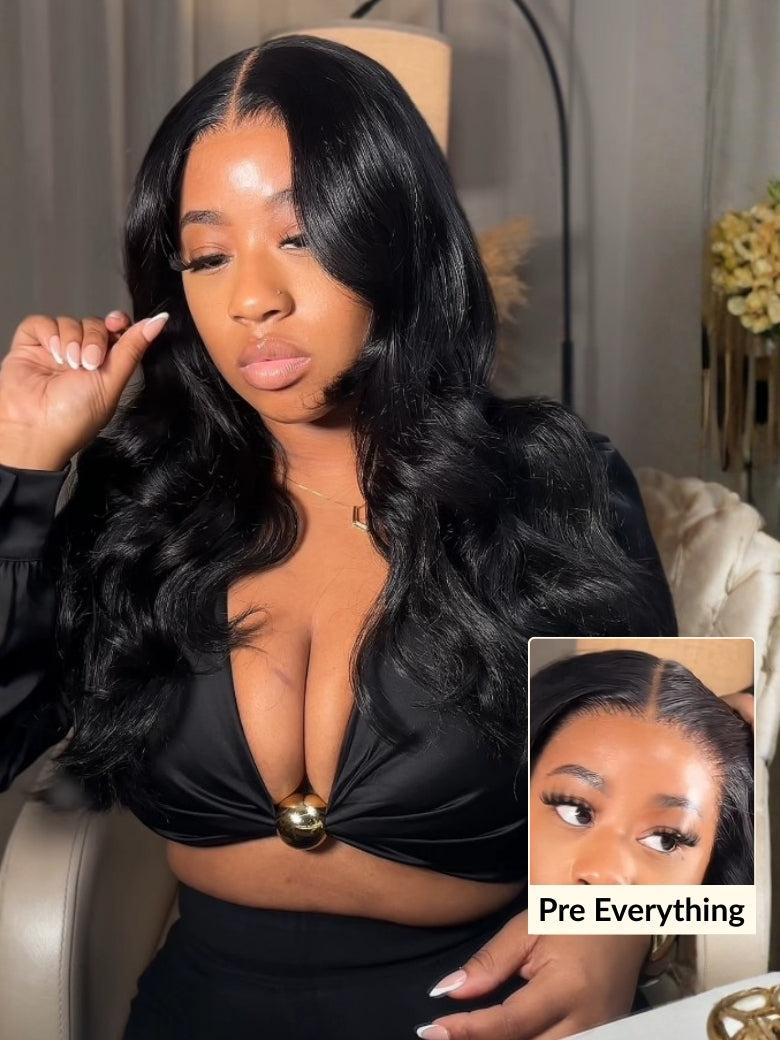 Deep Parting 13x4 Pre-Cut Lace Loose Wave Wig Human Hair