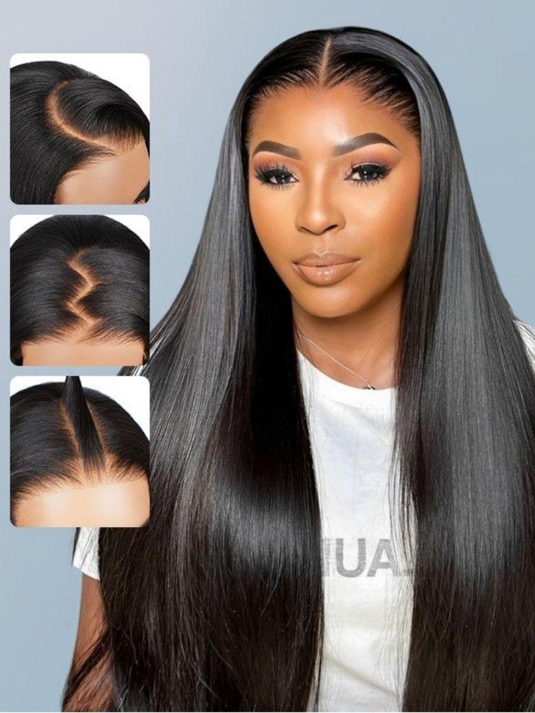 Soft and Silk Straight Wig 13x4 Pre Everything Lace Front Wigs Human Hair Wig With Pre Cut