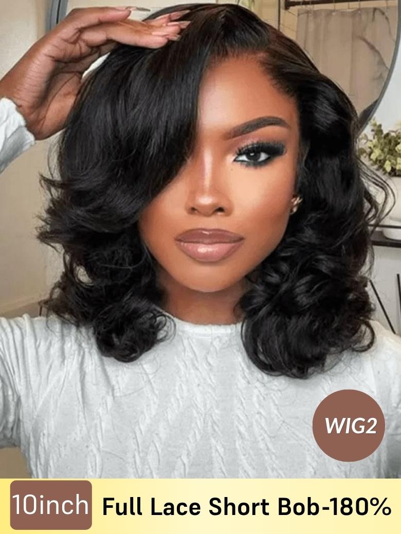 2Wigs=$118| 20inch Body Wave 7x5 Bye Bye Knots And 10" Full Lace Body Wave Flash Sale