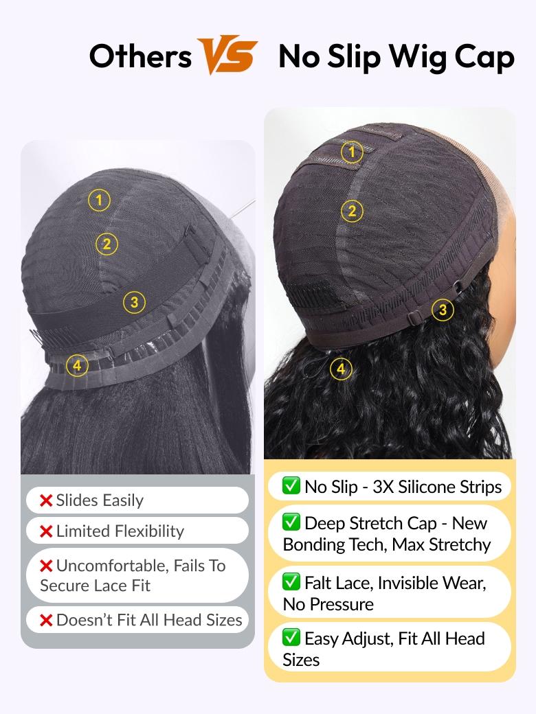 Sunber 7x5 Bye Bye Knots Chocolate Brown With Blonde Highlights Yaki Straight Layered Cut Bob