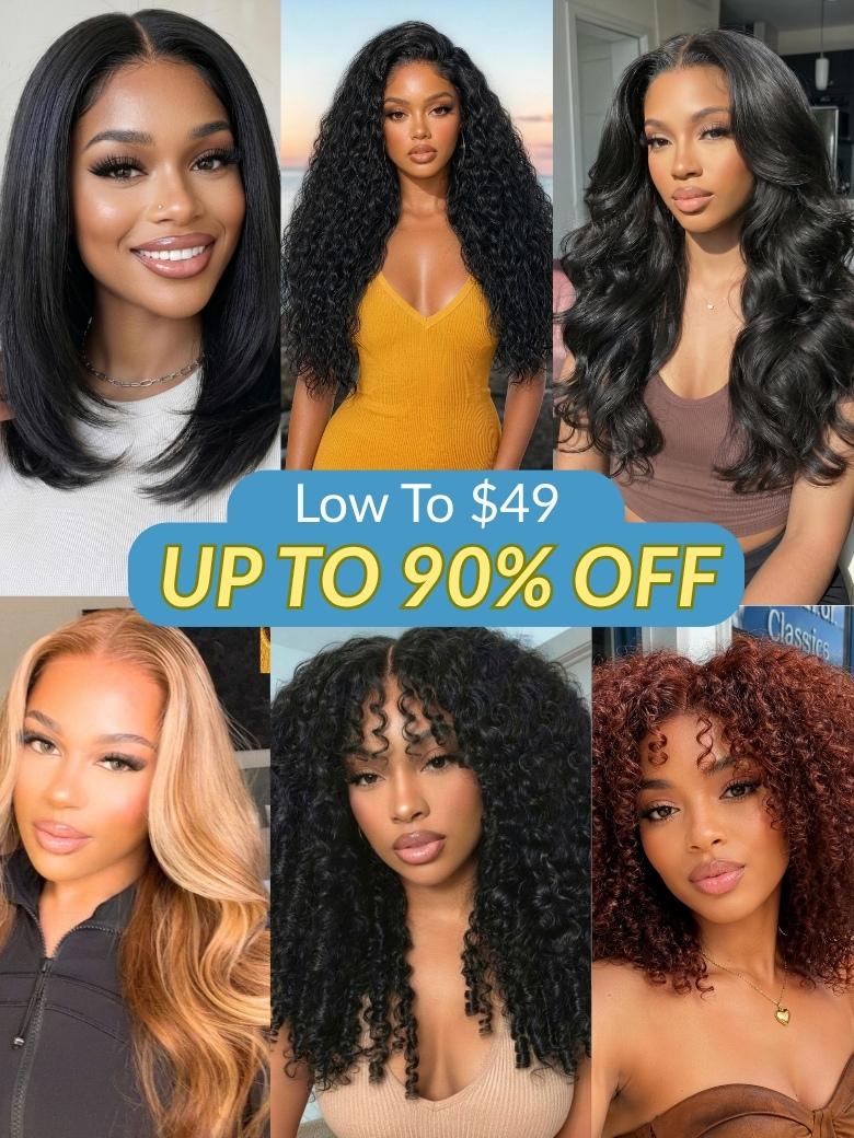 Low To $49 Sunber Put On & Go Wigs Flash Sale Limited Stock For Back To School