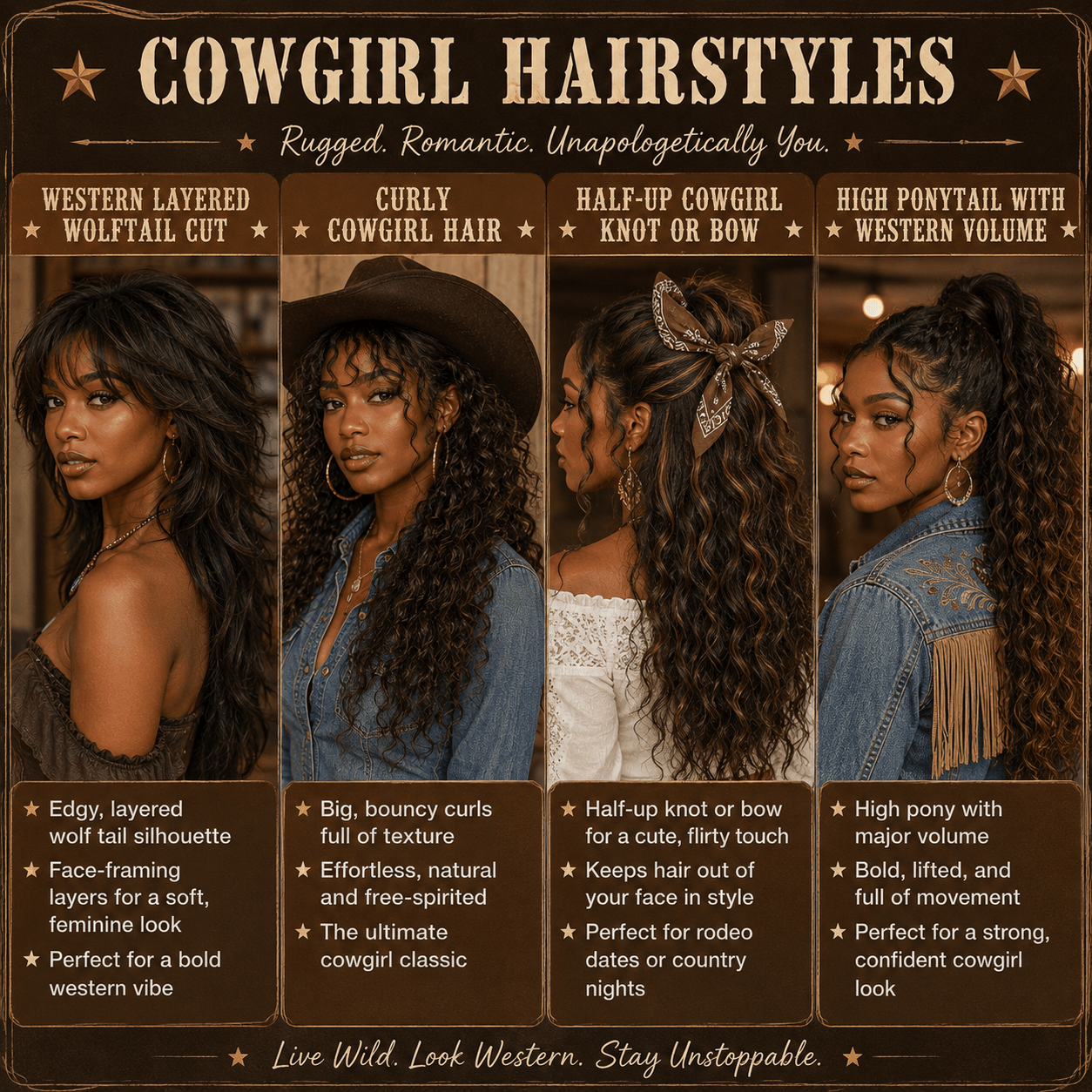 2026's Most Popular Cowgirl Hairstyles