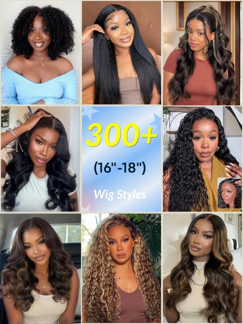 Sunber $49 Mystery Box Win Value $199 Human Hair Glueless Wig Flash Sale