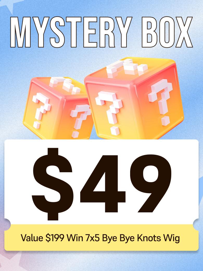 Sunber $49 Mystery Box Win Win 8-10inch 50+ Different Wig Styles Value $199 Flash Sale