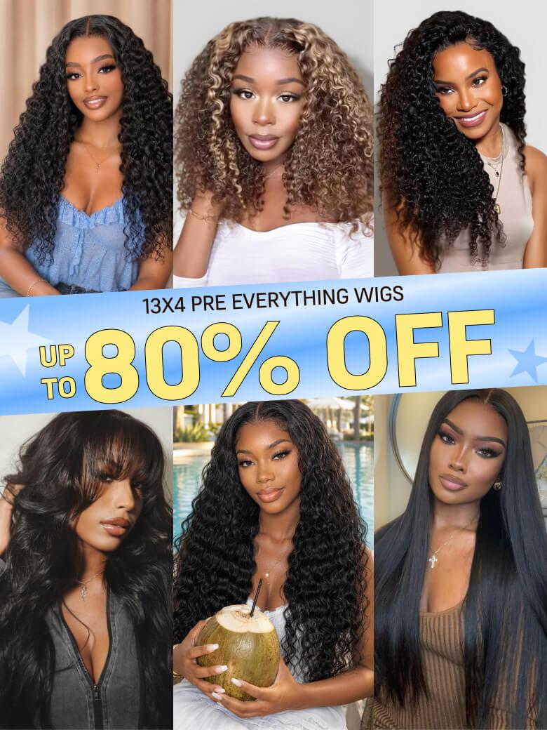 [Extra $120 OFF]  Breathe Easy & Install Fast Ready To Wear Human Hair Wig VIP Member Flash Sale