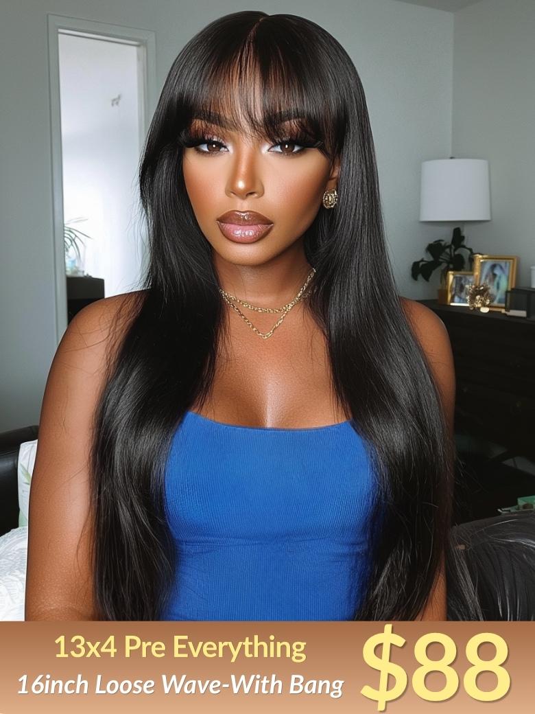 Low To $59 | All Wigs Under $89 Sunber 7x5/13x4 Put On And Go Lace Wigs Flash Sale