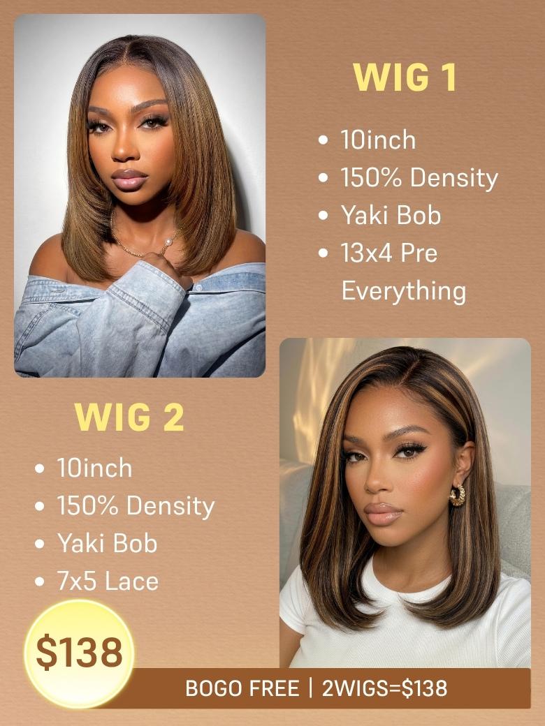 2Wigs=$79 | Sunber Buy One Get One Free Wig  Flash Sale