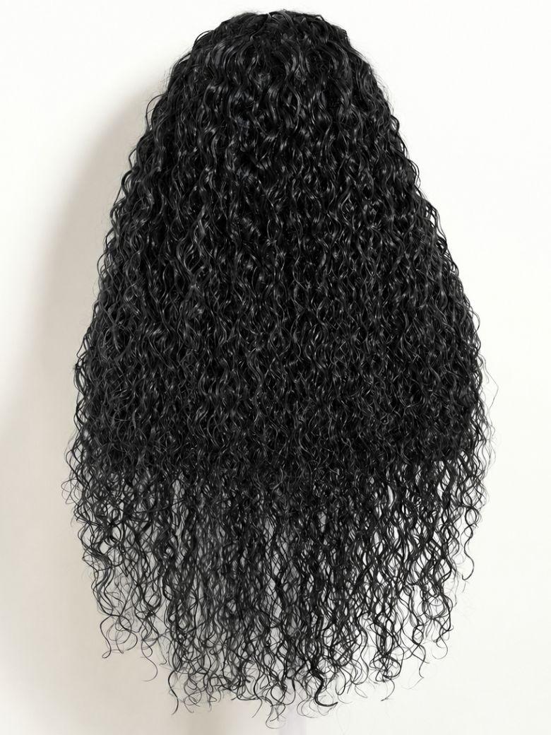 Sunber Water Wave Wig With Bangs 7x5 Bye Bye Knots 180% Density No Slip Wig