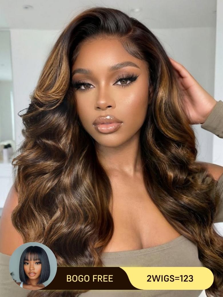 2wigs=$69 Buy One Get One Free Wig 13x4 Pre Everything With Elastic Drawstring