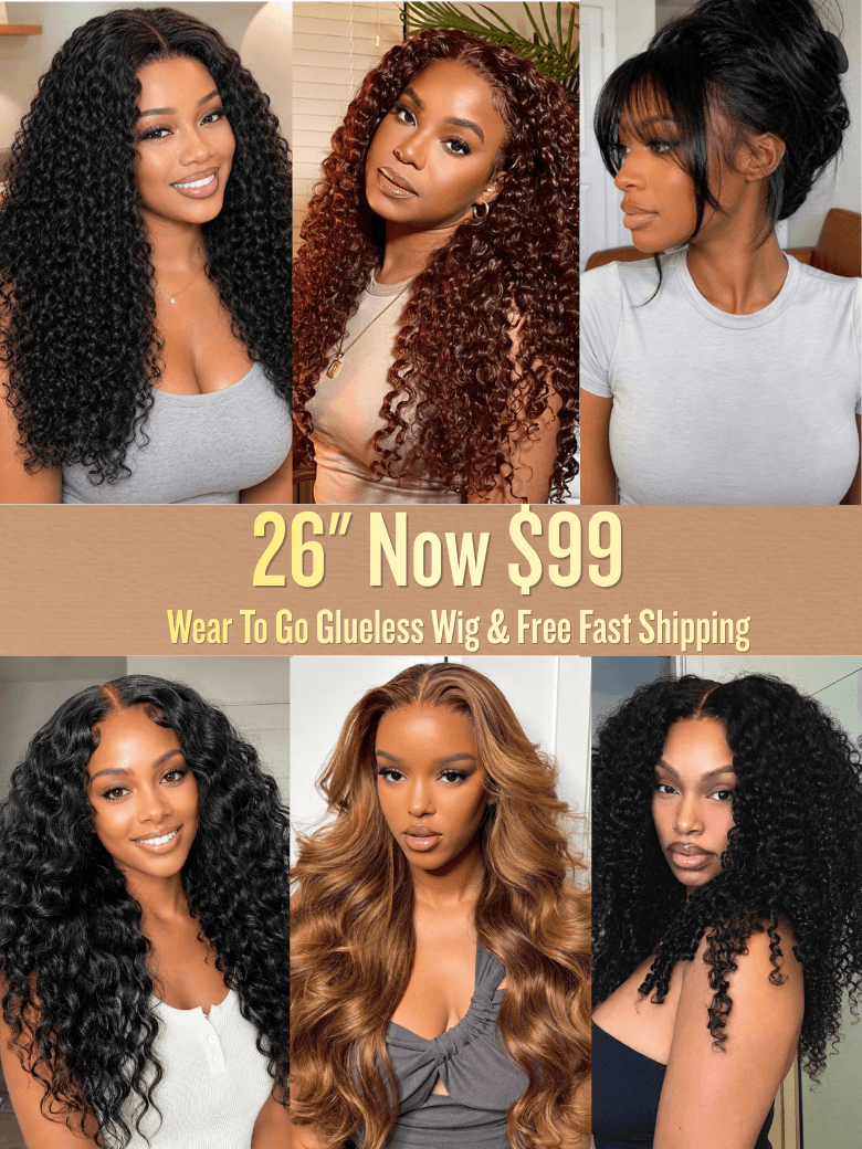 26"=$99 | Long & Luxe Glueless No Glue No Stress Effortless Styling Wig Limited Stock VIP Flash Sale