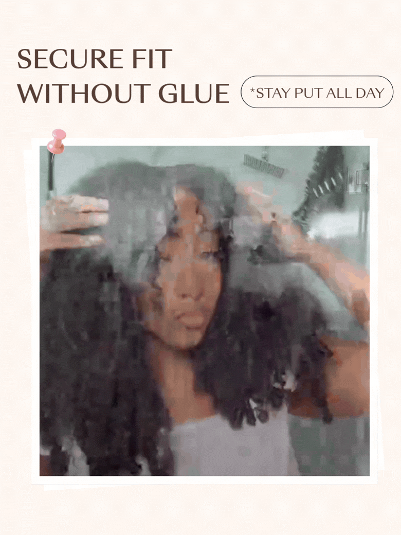 Sunber 7x5 /13x4 Pre Everything Pre-Styled Finger Coils Bye Bye Knots Glueless Water Curly Lace Wig With Invisi Drawstring