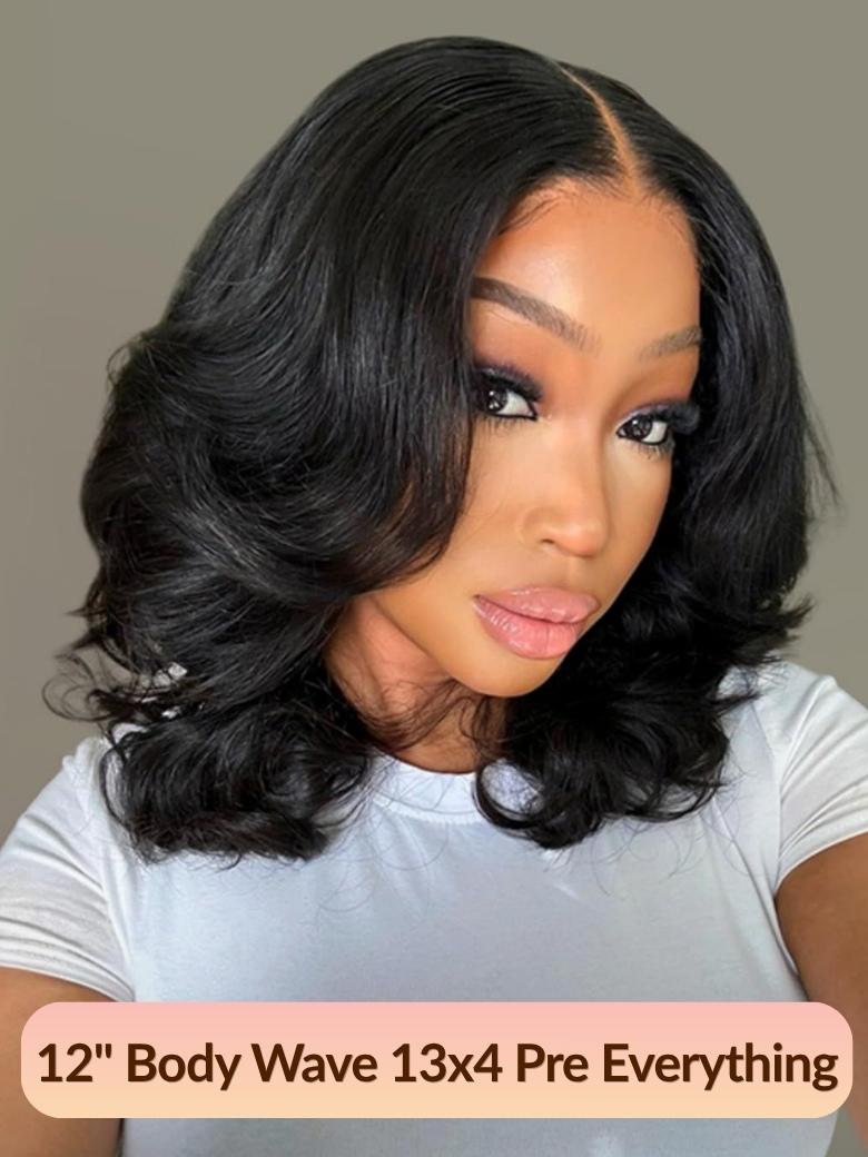 Low To $59 Sunber 7x5/13x4 Pre Cut Lace Human Hair Glueless Wigs Flash Sale