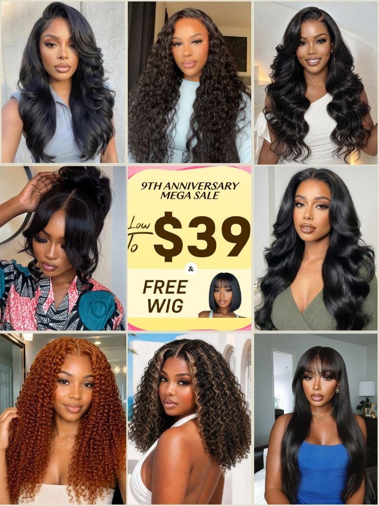 Low To $49 Sunber Put On & Go Wigs Flash Sale Limited Stock For Back To School