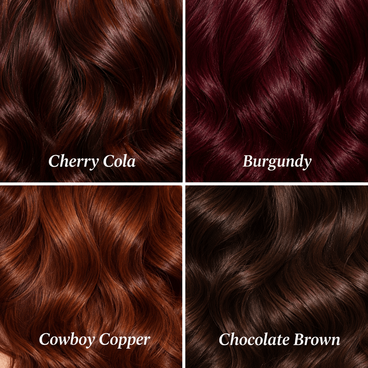 Difference Between Cherry Cola, Burgundy, Denim Copper, and Chocolate Brown